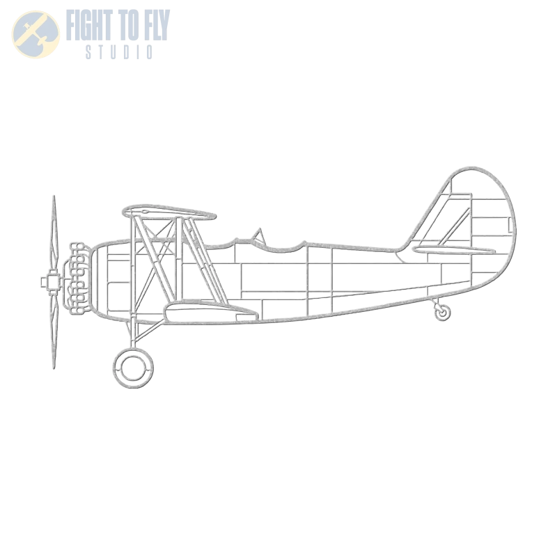 N3N-3 Die Cut Metal Wall Art - Sign - Pilot gifts - WWII warbird t-shirt
