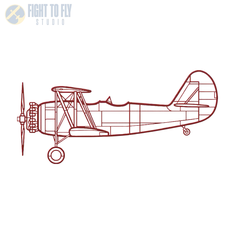 N3N-3 Die Cut Metal Wall Art - Sign - Pilot gifts - WWII warbird t-shirt