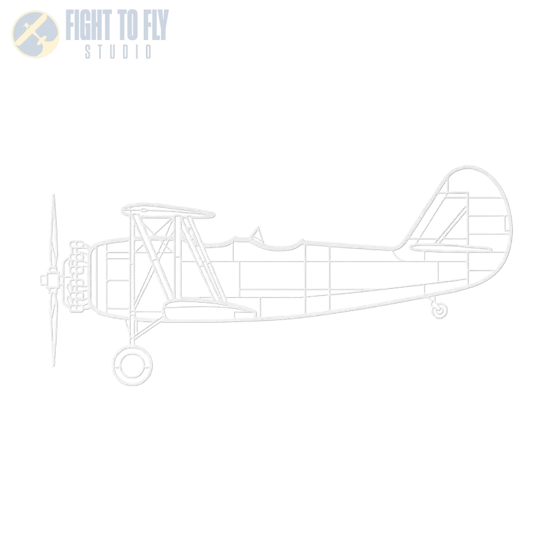 N3N-3 Die Cut Metal Wall Art - Sign - Pilot gifts - WWII warbird t-shirt