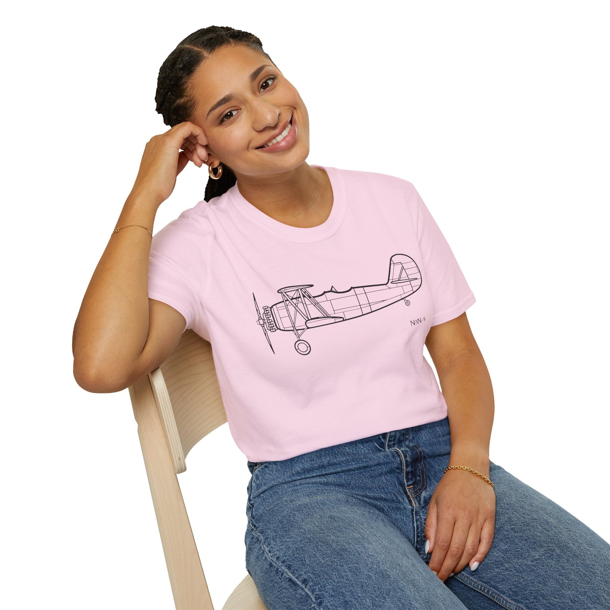 N3N-3 T-Shirt – Yellow Peril Naval Trainer Aircraft Tee - Pilot gifts - WWII warbird t-shirt