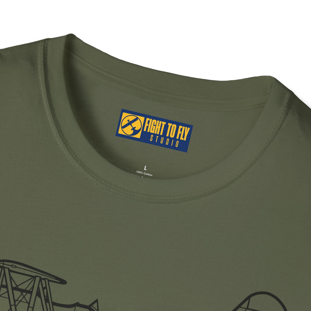 N3N-3 T-Shirt – Yellow Peril Naval Trainer Aircraft Tee - Pilot gifts - WWII warbird t-shirt