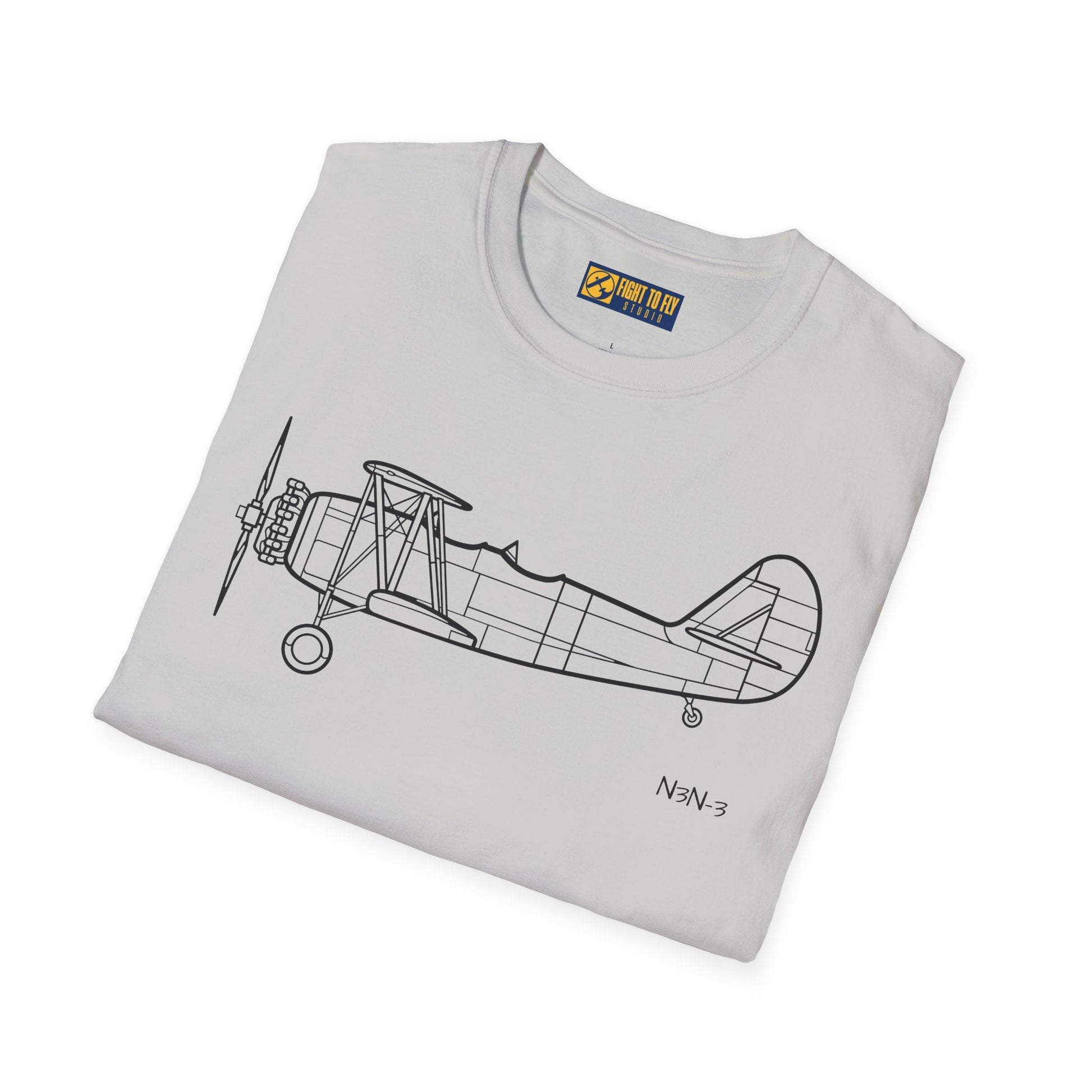 N3N-3 T-Shirt – Yellow Peril Naval Trainer Aircraft Tee - Pilot gifts - WWII warbird t-shirt