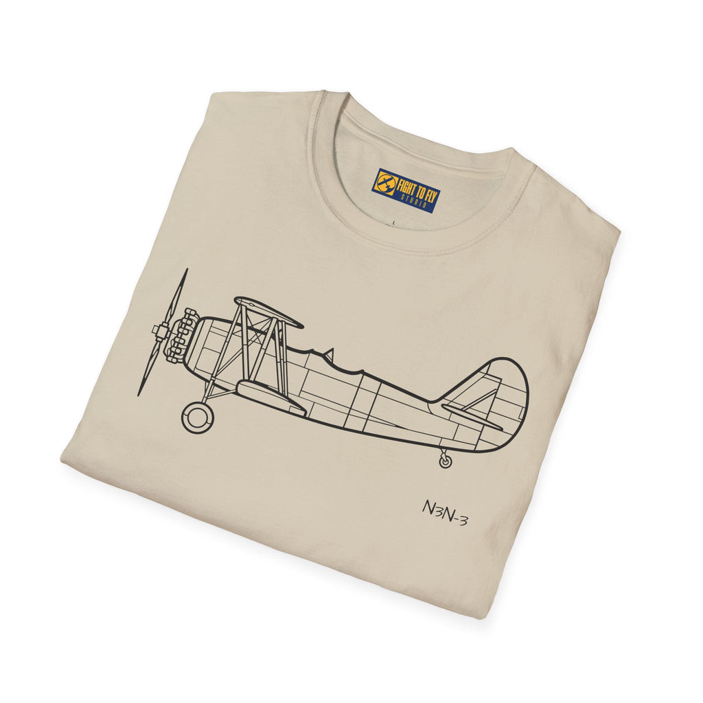 N3N-3 T-Shirt – Yellow Peril Naval Trainer Aircraft Tee - Pilot gifts - WWII warbird t-shirt