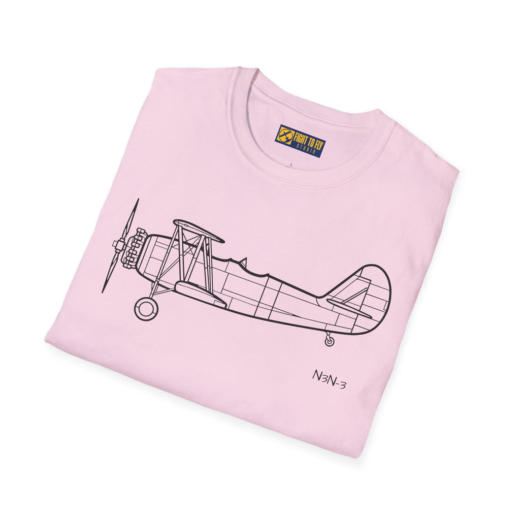 N3N-3 T-Shirt – Yellow Peril Naval Trainer Aircraft Tee - Pilot gifts - WWII warbird t-shirt