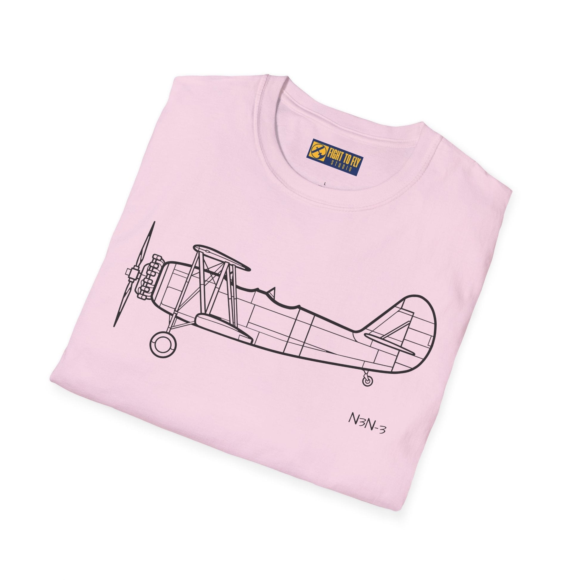 N3N-3 T-Shirt – Yellow Peril Naval Trainer Aircraft Tee - Pilot gifts - WWII warbird t-shirt