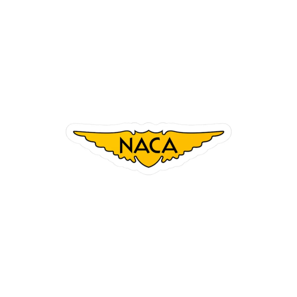 NACA Vintage Logo Kiss-Cut Vinyl Decals - Paper products - Pilot gifts - WWII warbird t-shirt