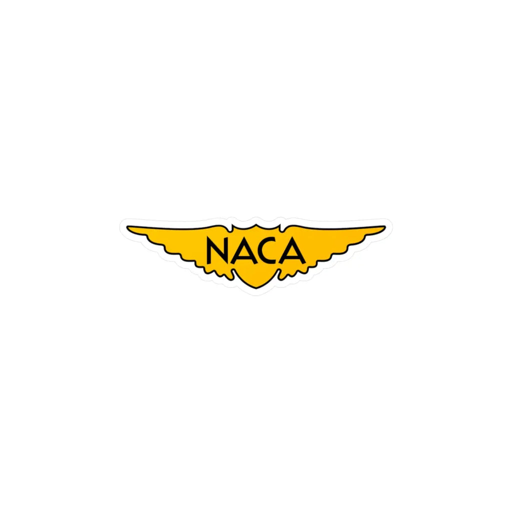 NACA Vintage Logo Kiss-Cut Vinyl Decals - Paper products - Pilot gifts - WWII warbird t-shirt