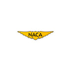 NACA Vintage Logo Kiss-Cut Vinyl Decals - Paper products - Pilot gifts - WWII warbird t-shirt