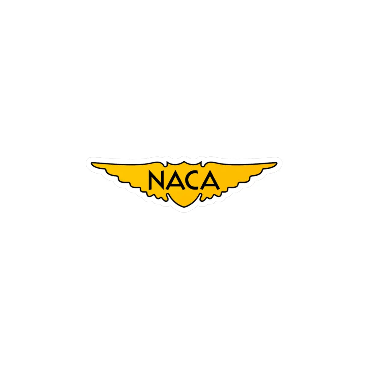 NACA Vintage Logo Kiss-Cut Vinyl Decals - Paper products - Pilot gifts - WWII warbird t-shirt