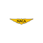 NACA Vintage Logo Kiss-Cut Vinyl Decals - Paper products - Pilot gifts - WWII warbird t-shirt