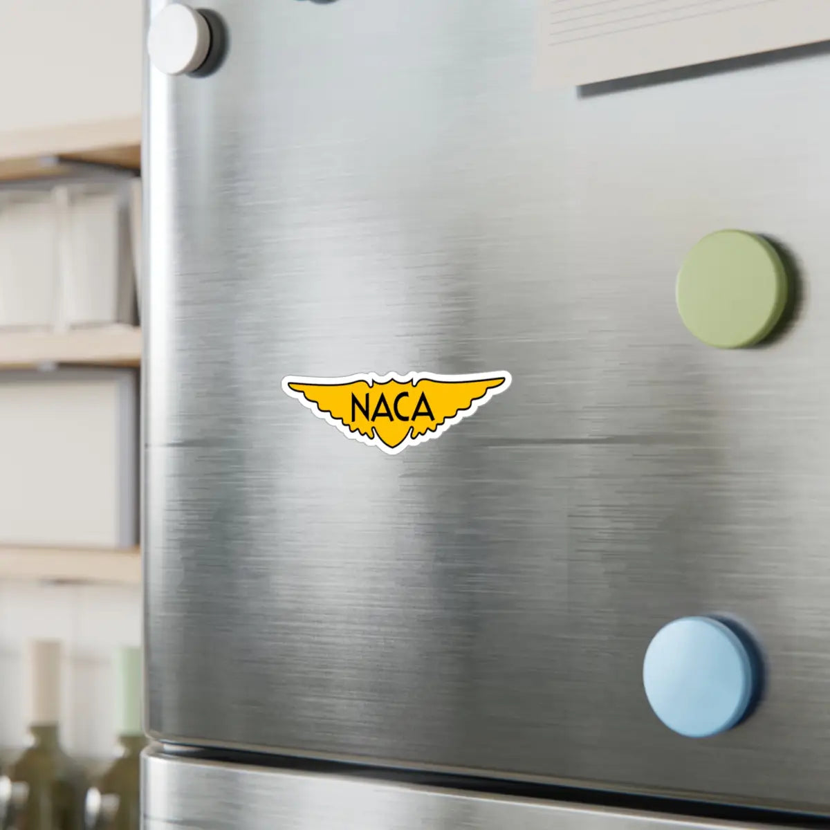 NACA Vintage Logo Kiss-Cut Vinyl Decals - Paper products - Pilot gifts - WWII warbird t-shirt