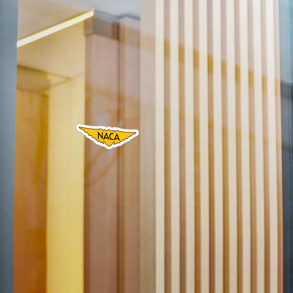 NACA Vintage Logo Kiss-Cut Vinyl Decals - Paper products - Pilot gifts - WWII warbird t-shirt