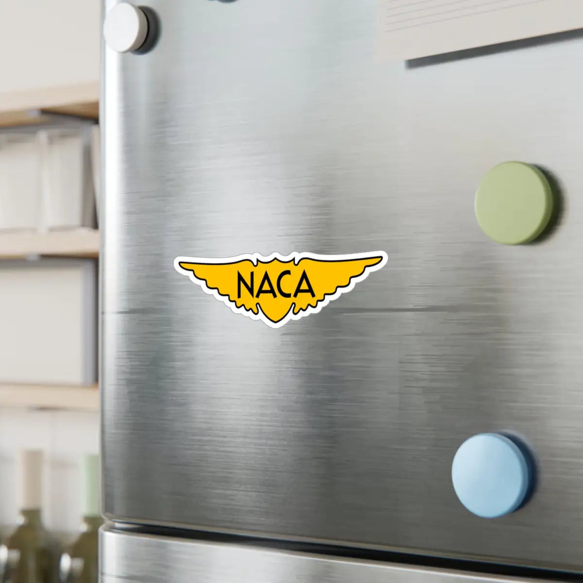 NACA Vintage Logo Kiss-Cut Vinyl Decals - Paper products - Pilot gifts - WWII warbird t-shirt