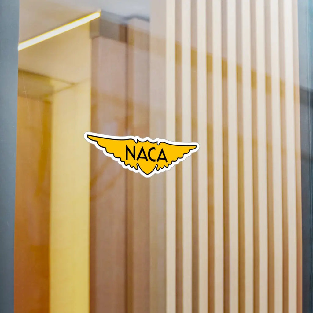 NACA Vintage Logo Kiss-Cut Vinyl Decals - Paper products - Pilot gifts - WWII warbird t-shirt