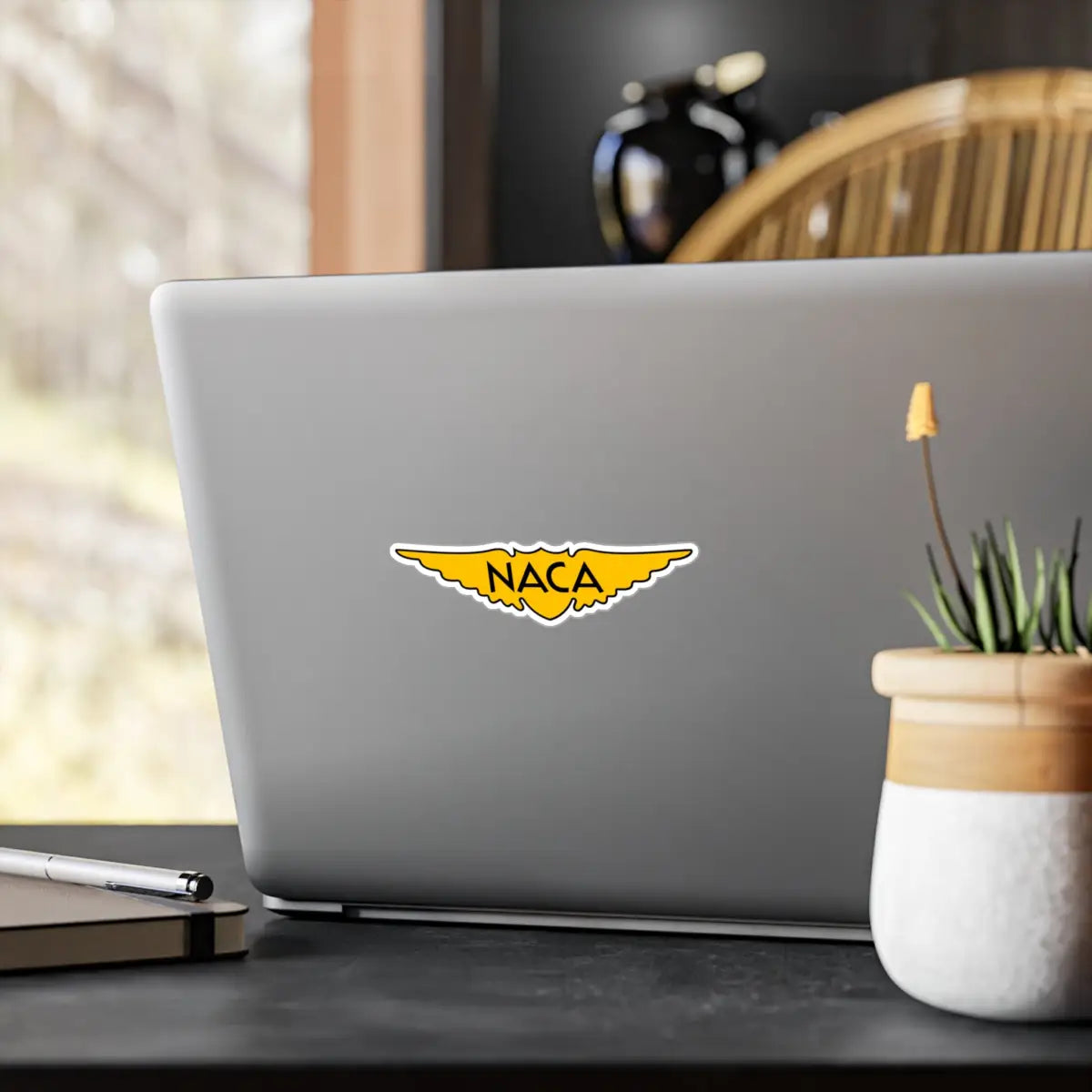 NACA Vintage Logo Kiss-Cut Vinyl Decals - Paper products - Pilot gifts - WWII warbird t-shirt