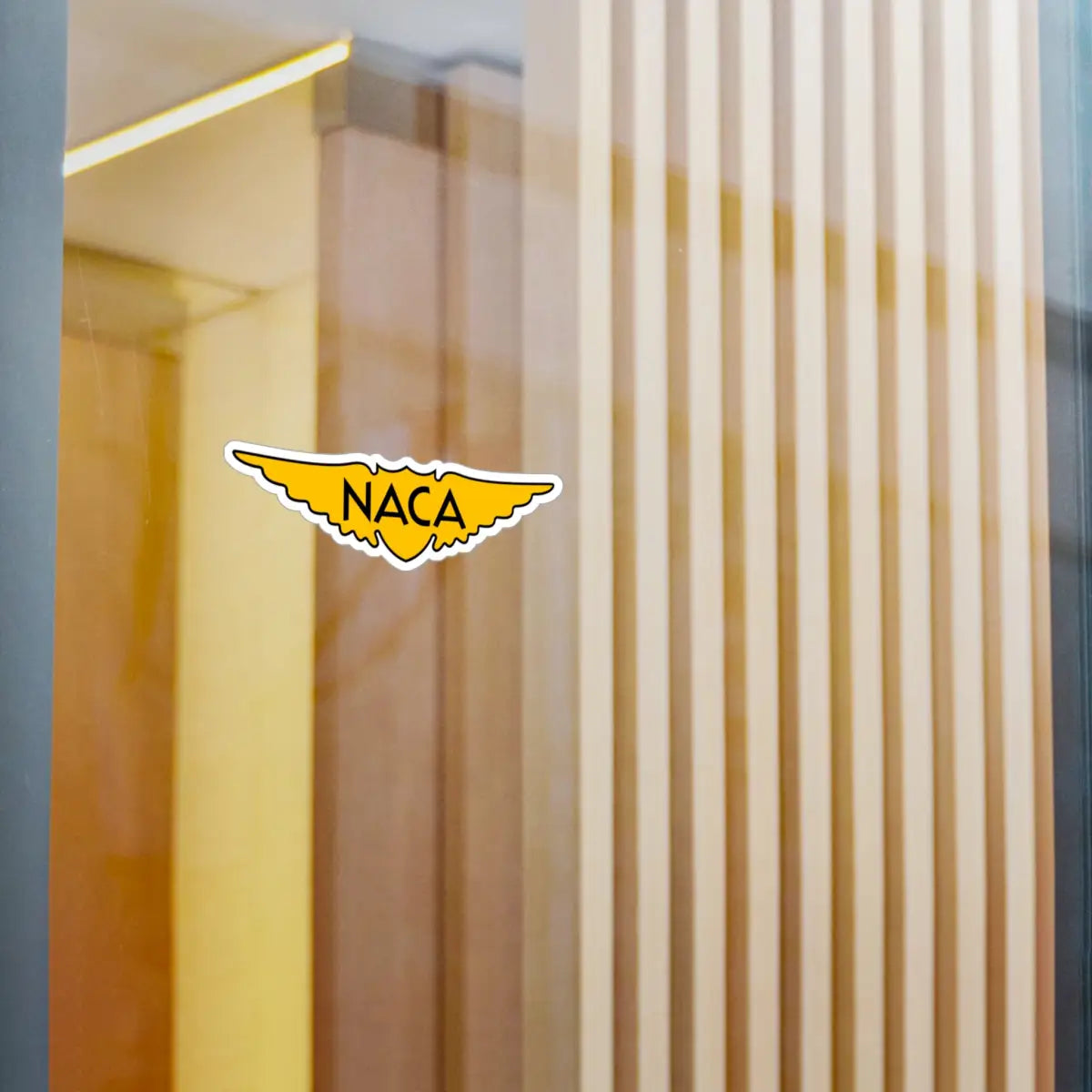 NACA Vintage Logo Kiss-Cut Vinyl Decals - Paper products - Pilot gifts - WWII warbird t-shirt