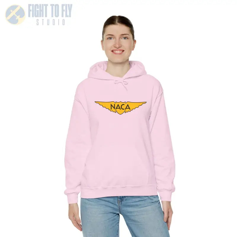 NACA Wings Unisex Heavy Blend Hoodie - Perfect for Aviation Enthusiasts - Gifts pilots - apparel