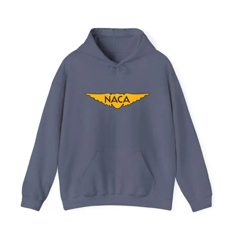NACA Wings Unisex Heavy Blend Hoodie - Perfect for Aviation Enthusiasts - Gifts pilots - apparel