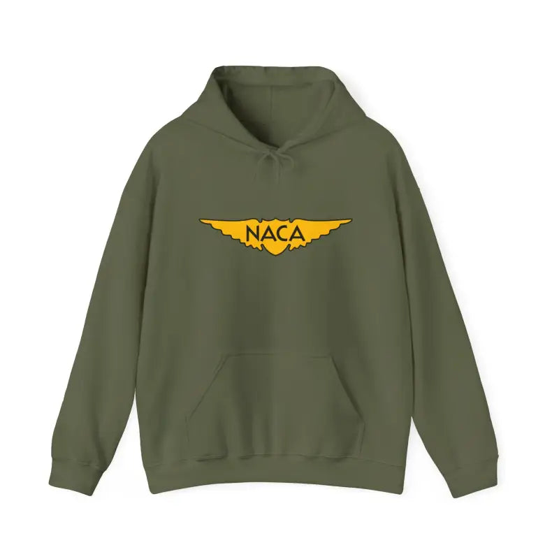NACA Wings Unisex Heavy Blend Hoodie - Perfect for Aviation Enthusiasts - Gifts pilots - apparel