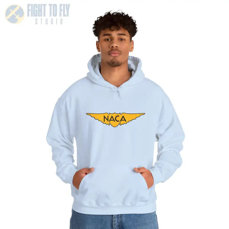 NACA Wings Unisex Heavy Blend Hoodie - Perfect for Aviation Enthusiasts - Gifts pilots - apparel