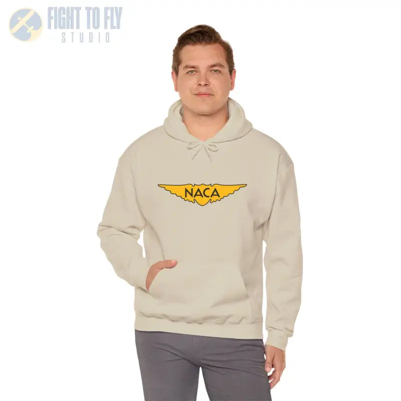 NACA Wings Unisex Heavy Blend Hoodie - Perfect for Aviation Enthusiasts - Gifts pilots - apparel