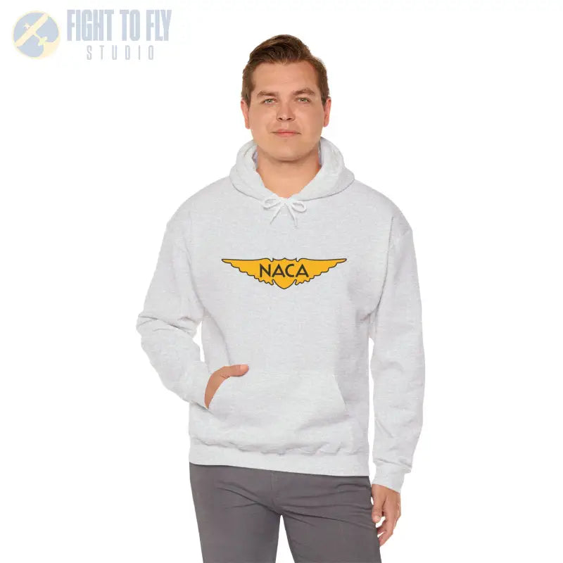 NACA Wings Unisex Heavy Blend Hoodie - Perfect for Aviation Enthusiasts - Gifts pilots - apparel