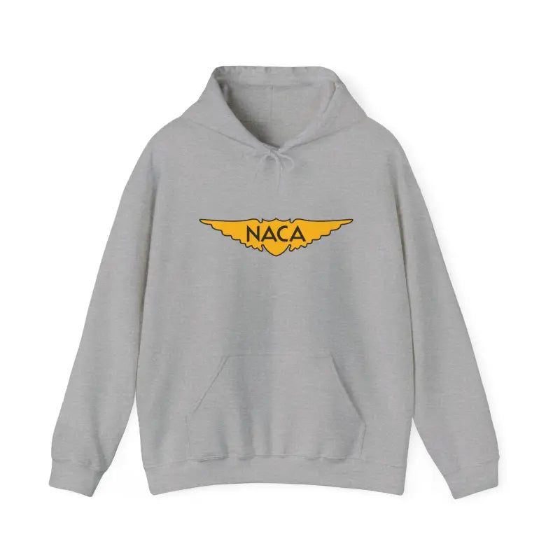NACA Wings Unisex Heavy Blend Hoodie - Perfect for Aviation Enthusiasts - Gifts pilots - apparel