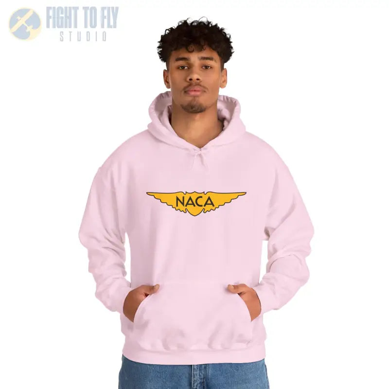 NACA Wings Unisex Heavy Blend Hoodie - Perfect for Aviation Enthusiasts - Gifts pilots - apparel