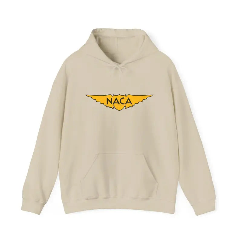 NACA Wings Unisex Heavy Blend Hoodie - Perfect for Aviation Enthusiasts - Gifts pilots - apparel