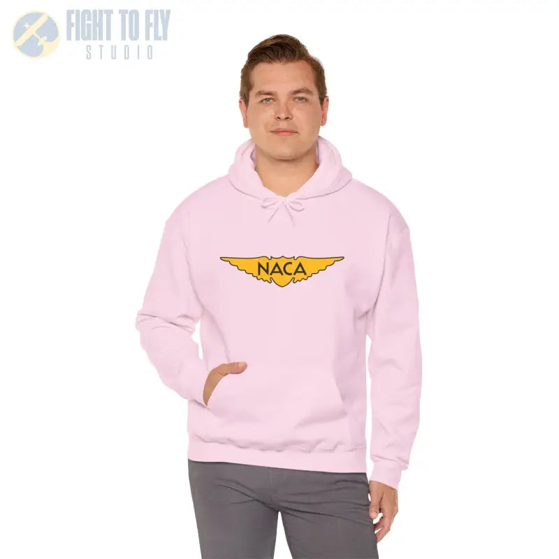 NACA Wings Unisex Heavy Blend Hoodie - Perfect for Aviation Enthusiasts - Gifts pilots - apparel