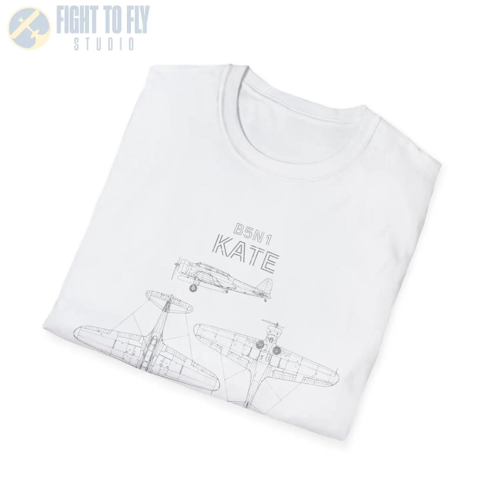Nakajima B5N1 “Kate” — T-shirt - T-Shirt - Pilot gifts - WWII warbird t-shirt