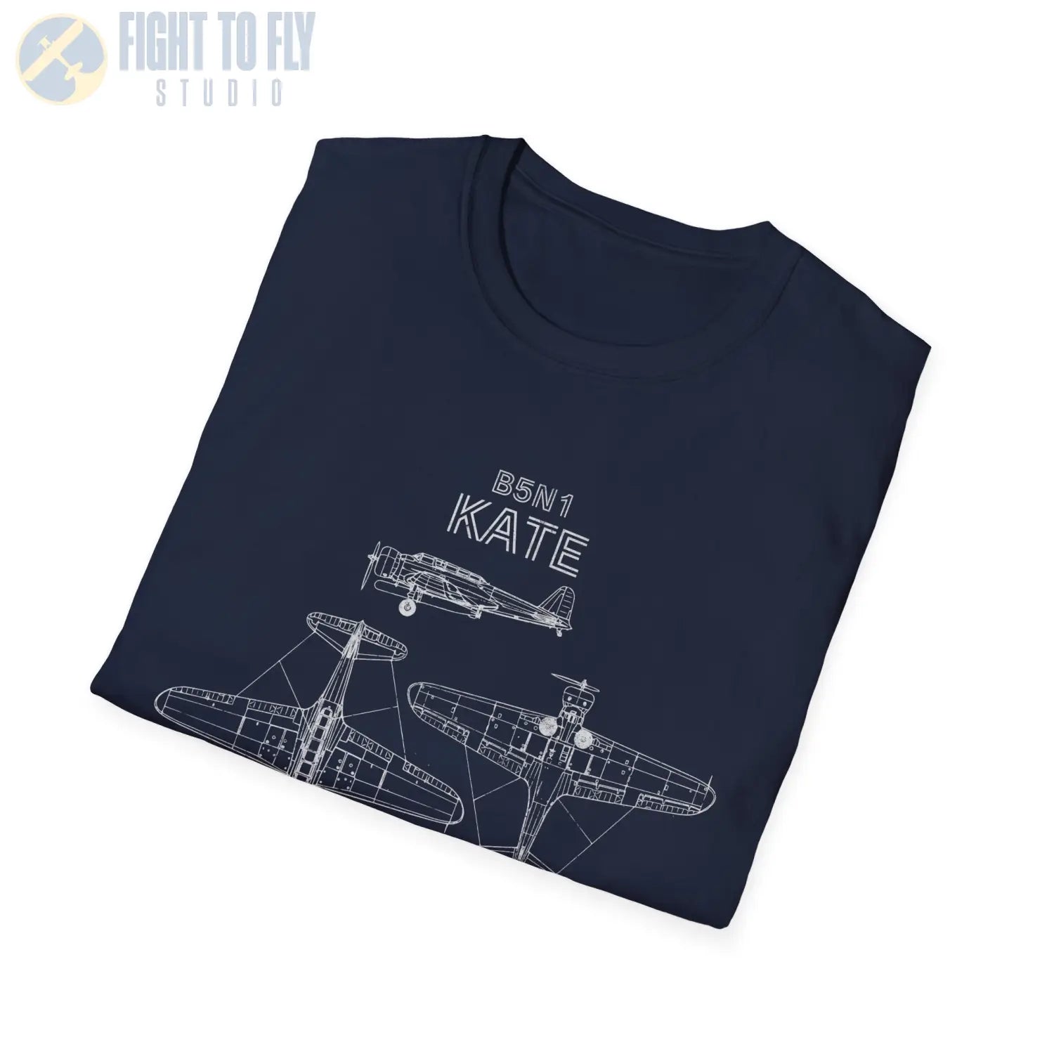 Nakajima B5N1 “Kate” — T-shirt - T-Shirt - Pilot gifts - WWII warbird t-shirt