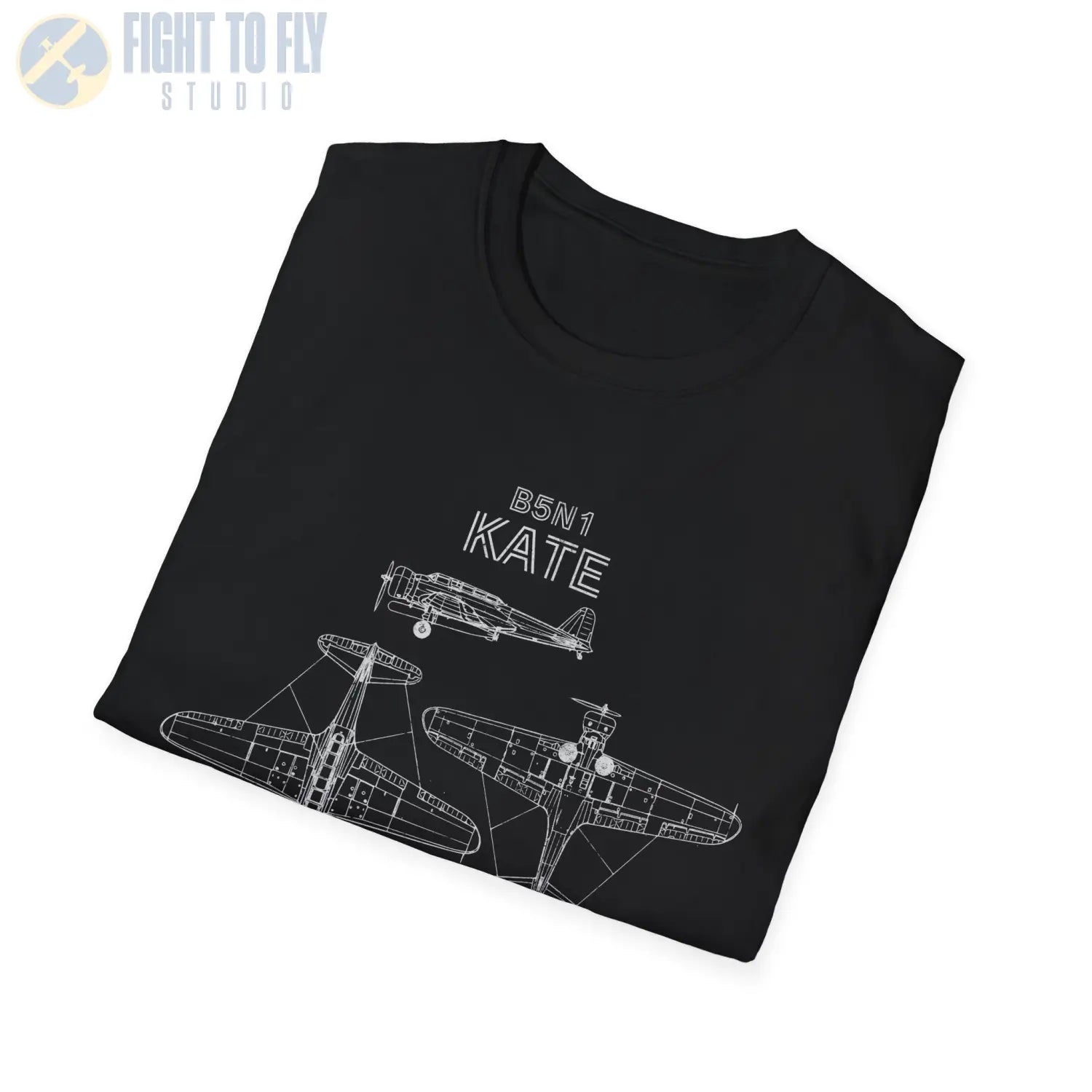 Nakajima B5N1 “Kate” — T-shirt - T-Shirt - Pilot gifts - WWII warbird t-shirt