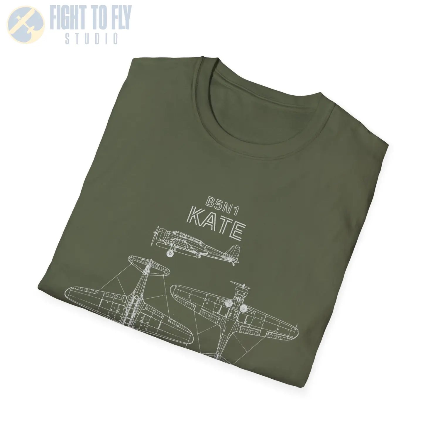 Nakajima B5N1 “Kate” — T-shirt - T-Shirt - Pilot gifts - WWII warbird t-shirt