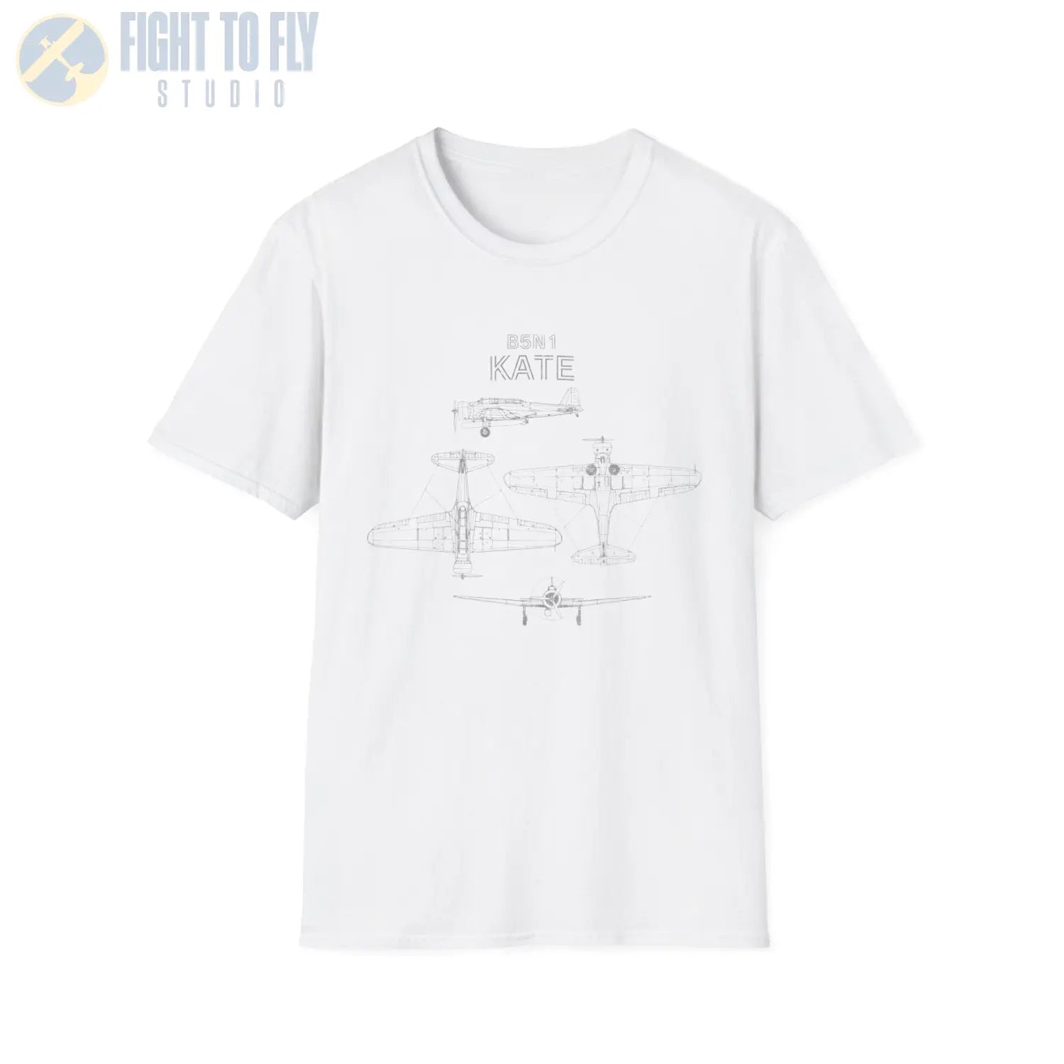 Nakajima B5N1 “Kate” — T-shirt - T-Shirt - Pilot gifts - WWII warbird t-shirt