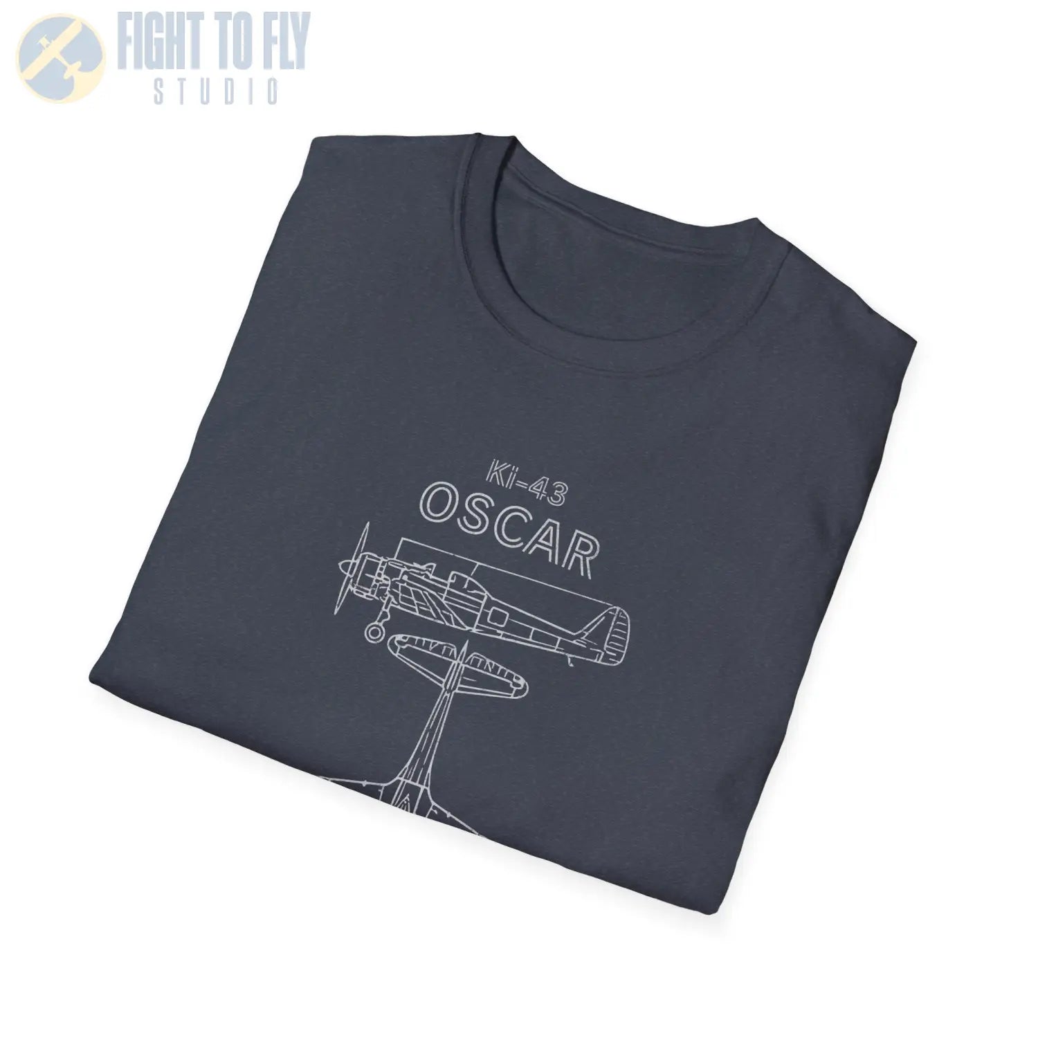 Nakajima Ki-43 “Oscar” — T-shirt - T-Shirt - Pilot gifts - WWII warbird t-shirt