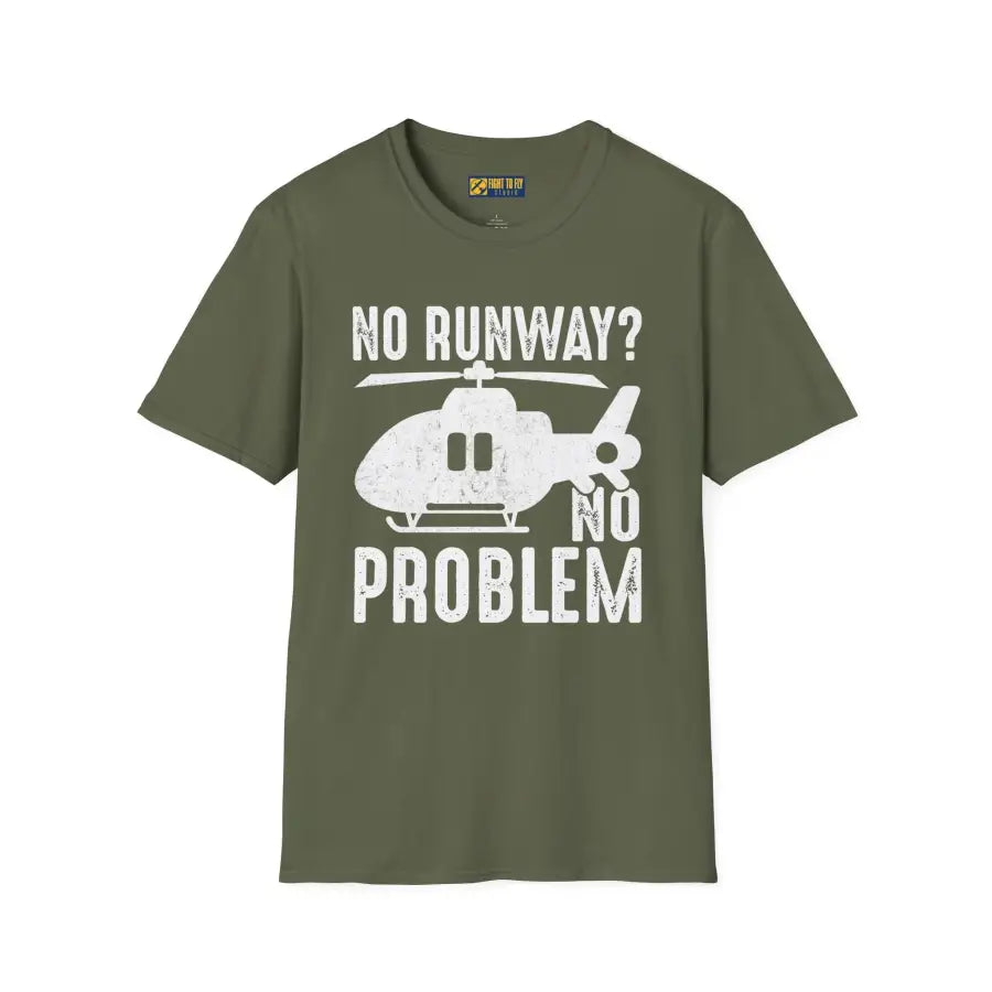 No Runway? Problem - T-Shirt - Pilot gifts - WWII warbird t-shirt