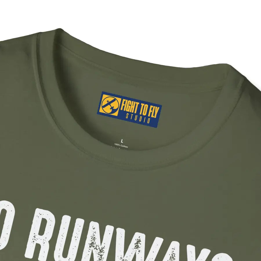 No Runway? Problem - T-Shirt - Pilot gifts - WWII warbird t-shirt