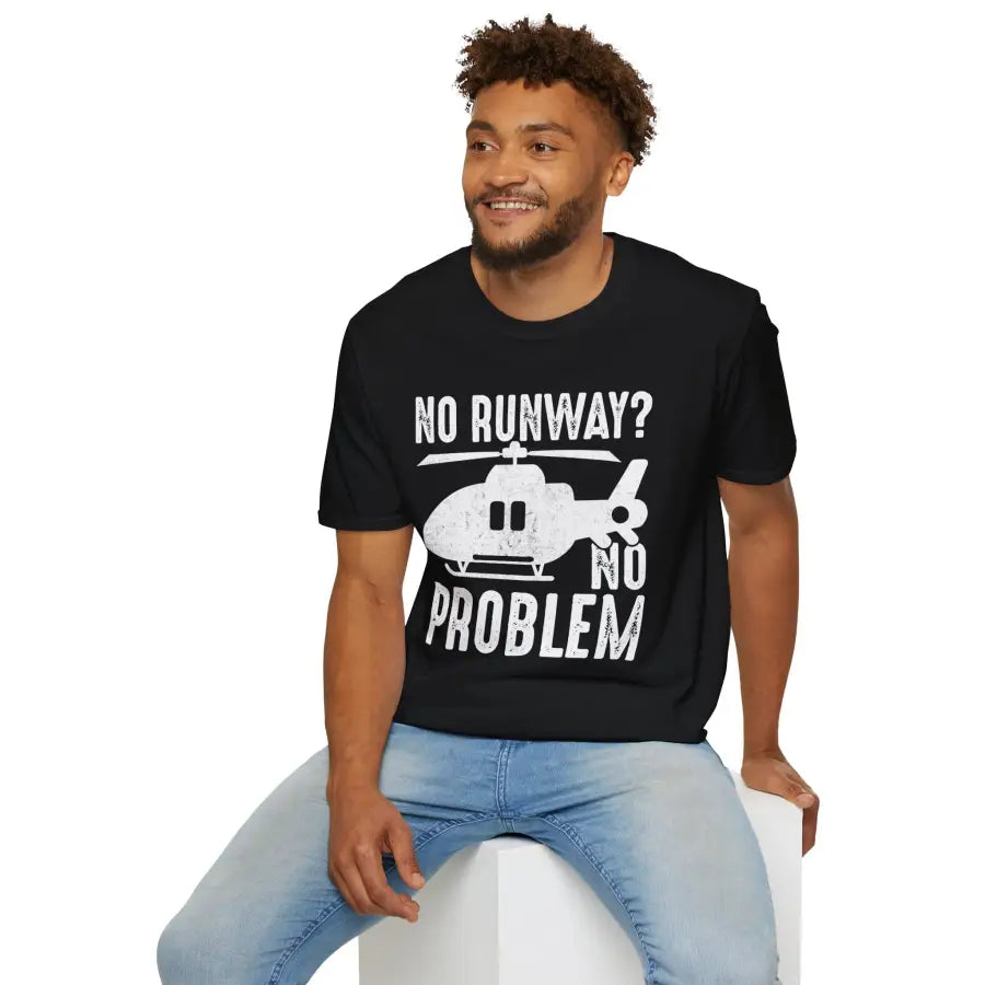 No Runway? Problem - T-Shirt - Pilot gifts - WWII warbird t-shirt