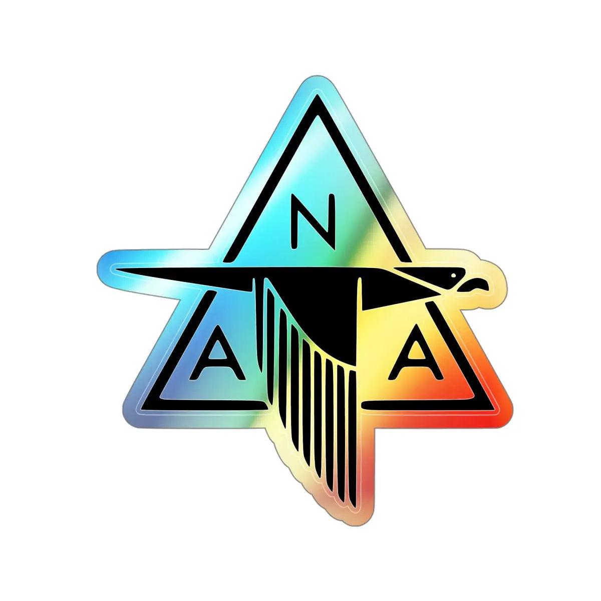 North American Aviation Logo - Holographic Die-cut Stickers - Paper products - Pilot gifts - WWII warbird t-shirt
