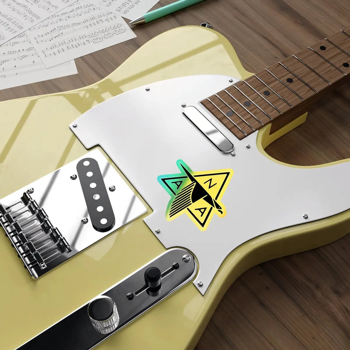 North American Aviation Logo - Holographic Die-cut Stickers - Paper products - Pilot gifts - WWII warbird t-shirt