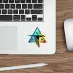 North American Aviation Logo - Holographic Die-cut Stickers - Paper products - Pilot gifts - WWII warbird t-shirt