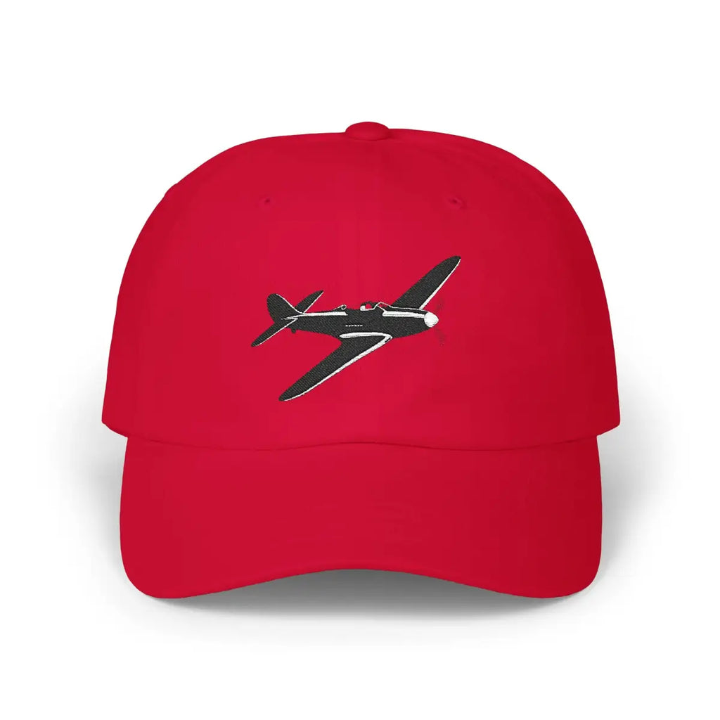 North American Aviation P-51 Mustang - Black - Hats - Pilot gifts - WWII warbird t-shirt