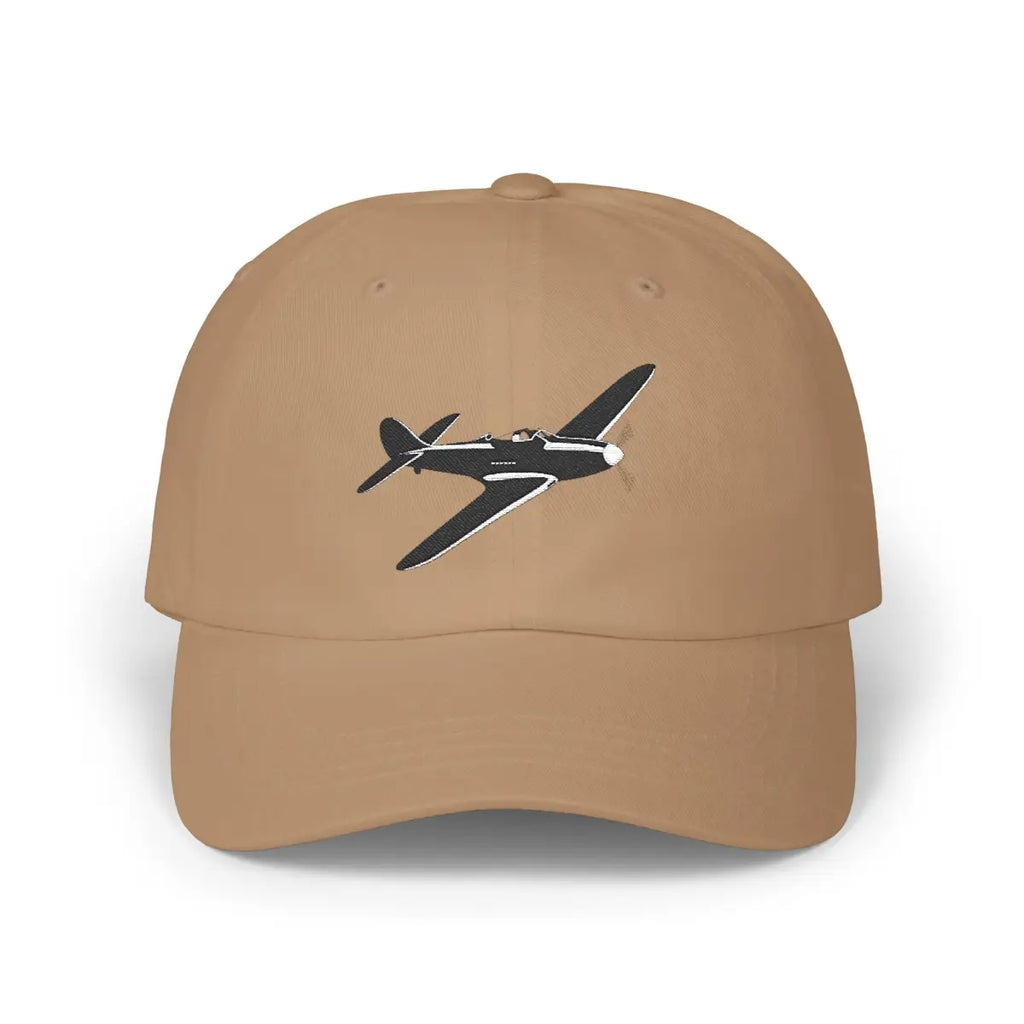 North American Aviation P-51 Mustang - Black - Hats - Pilot gifts - WWII warbird t-shirt