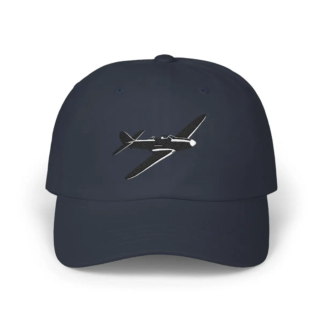 North American Aviation P-51 Mustang - Black - Hats - Pilot gifts - WWII warbird t-shirt