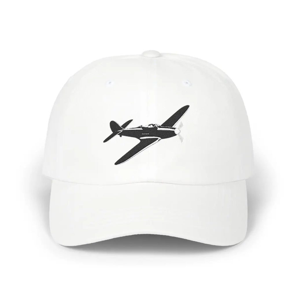 North American Aviation P-51 Mustang - Black - Hats - Pilot gifts - WWII warbird t-shirt