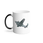 B-25 – WWII Aircraft Mug (Color Changing) - Pilot gifts - warbird t-shirt