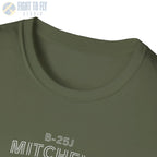North American B-25J Mitchell — T-shirt - T-Shirt - Pilot gifts - WWII warbird t-shirt