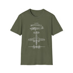 North American B-25J Mitchell — T-shirt - T-Shirt - Pilot gifts - WWII warbird t-shirt