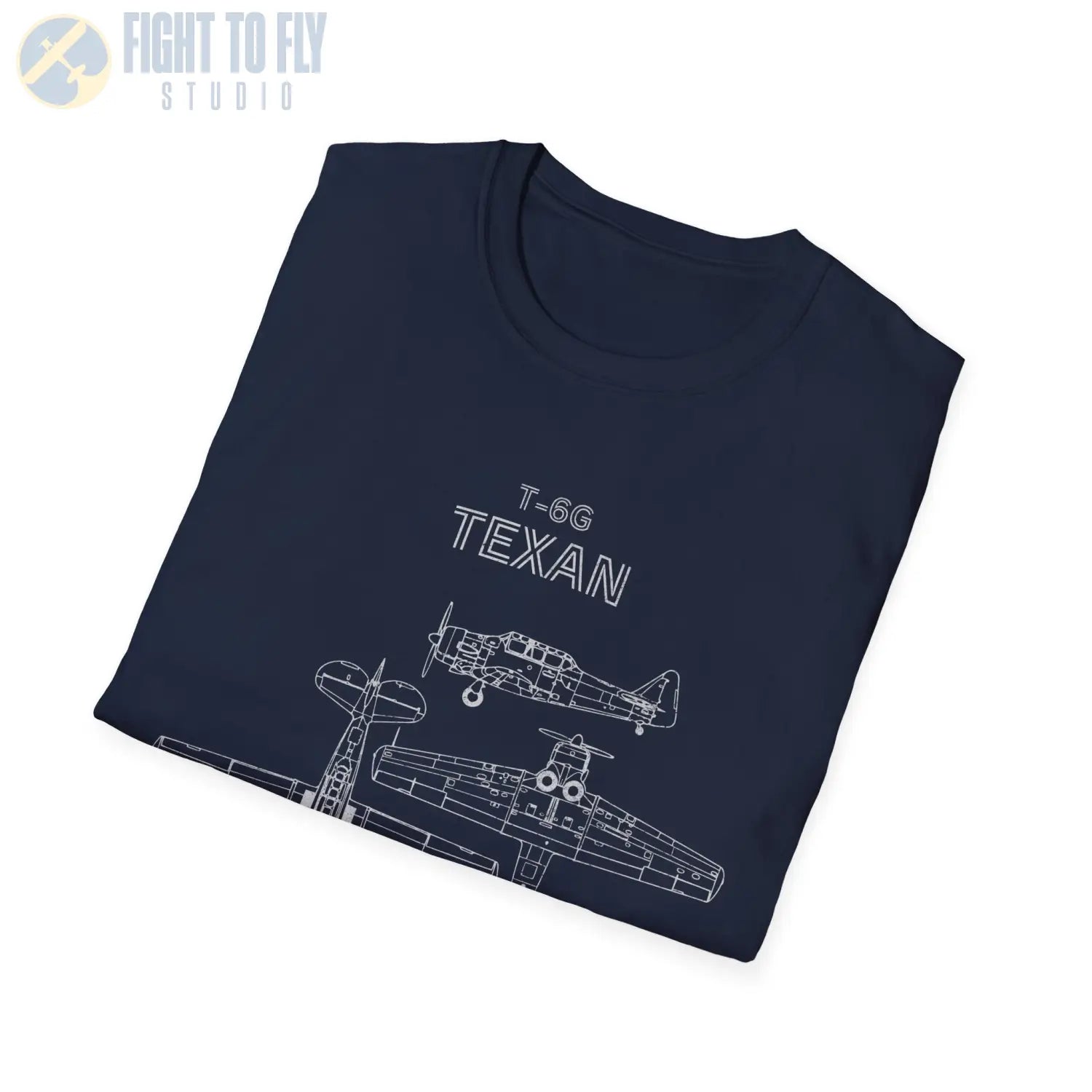 North American T-6 Texan — T-shirt - T-Shirt - Pilot gifts - WWII warbird t-shirt